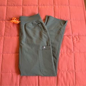 Figs Moss High Waisted Yola Scrub Pants